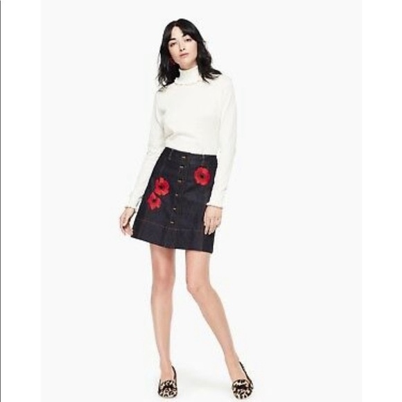 Broome Street Kate Spade Denim Skirt - Picture 2 of 9